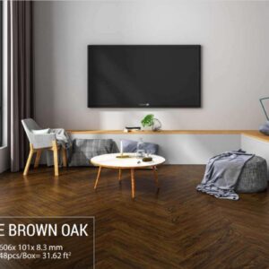 Herringbone Collection -Ultra - Antique Brown Oak